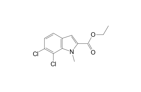 Ethyl 6,7-dichloro-1-methyl-1H-indole-2-carboxylate