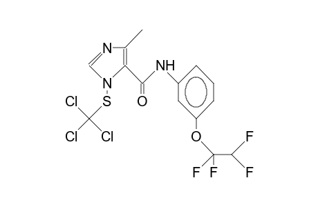 1-Trichloromethylthio-4-methyl-5-(3-[1,1,2,2-tetrafluoroethoxy]-anilinocarbonyl)-imidazole