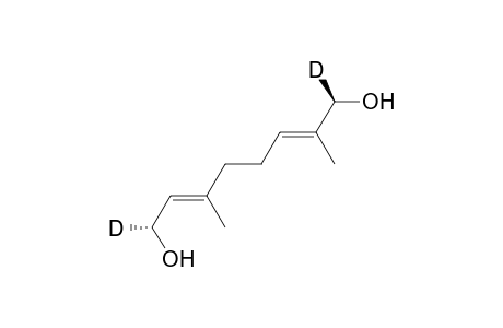 (2E,6E,1R,8R)-2,6-Dimethyl-[1,8-(2)H2]octa-2,6-dien-1,8-diol (1R,8R)-[(2)H2]-8-hydroxygeraniol)