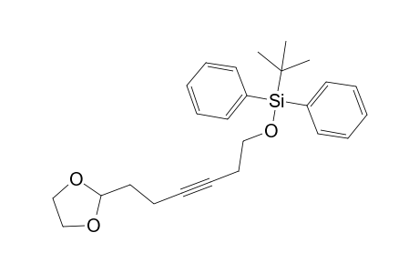 2-[6-(tert-Butyldiphenylsilyloxy)but-3-ynyl]-1,3-dioxolane