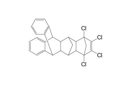 6,11[1',2']-Benzeno-1,4:5,12-dimethanonaphthacene, 1,2,3,4-tetrachloro-1,4,4a,5,5a,6,11,11a,12,12a-decahydro-, (1.alpha.,4.alpha.,4a.beta.,5.alpha.,5a.beta.,11a.beta.,12.alpha.,12a .beta.)-