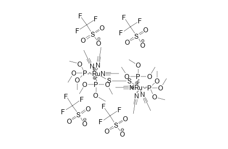 [[RU-(CH3CN)(3)-(P(OME)(3))(2)](2)-(MIU-S2)]-(CF3SO3)(4)