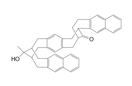 exo-26-Hydroxy-26-methyl-27-oxobenzo[1,2-h:4,5-h']bis(naphtho[2,3-c]bicyclo[4.4.1]undeca-3,8-diene) isomer