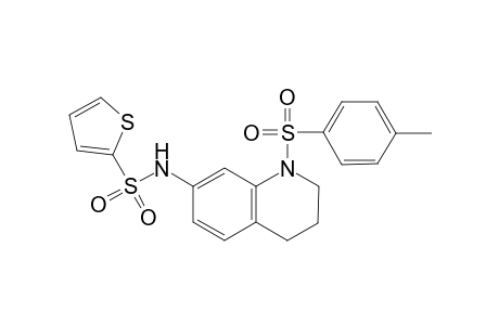 N-(1-Tosyl-1,2,3,4-tetrahydroquinolin-7-yl)thiophene-2-sulfonamide