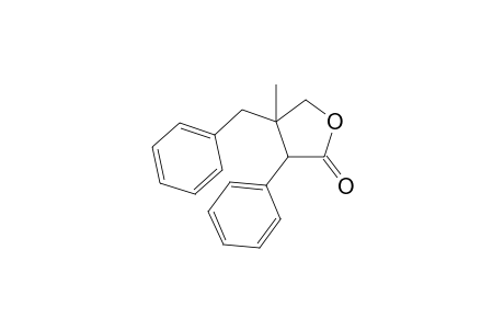 (3S*,4R*)-4-Methyl-1-henyl-4-(phenylmethyl)dihydro-2(3H)-furanone