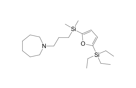 2-[(3-Hexamethyleneiminopropyl)dimethylsilyl]-5-triethylsilylfuran