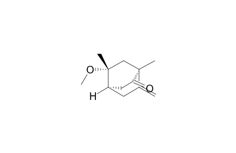 (1R,2R,4S)-2-methoxy-2,4-dimethyl-8-methylene-5-bicyclo[2.2.2]octanone
