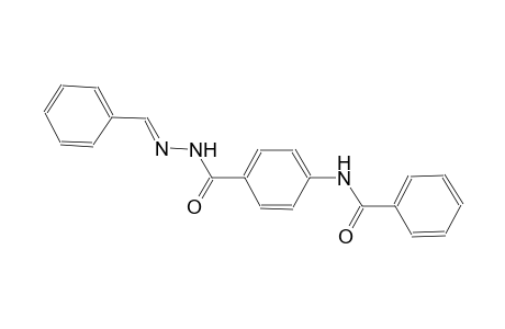 benzoic acid, 4-(benzoylamino)-, 2-[(E)-phenylmethylidene]hydrazide