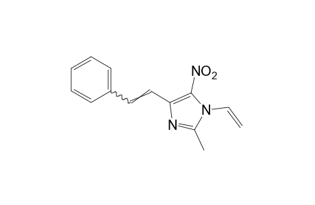2-methyl-5-nitro-4-styryl-1-vinylimidazole