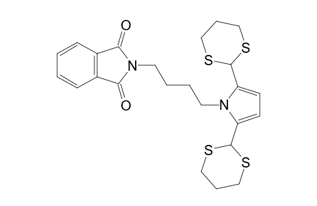 2-[4-[2,5-bis(1,3-dithian-2-yl)-1-pyrrolyl]butyl]isoindole-1,3-dione