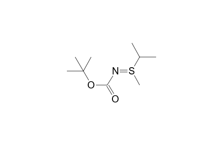 tert-butyl (NE)-N-(methyl-propan-2-yl-$l^{4}-sulfanylidene)carbamate