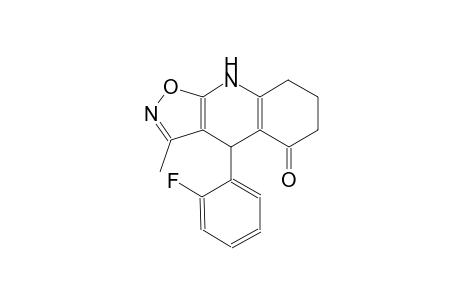 isoxazolo[5,4-b]quinolin-5(6H)-one, 4-(2-fluorophenyl)-4,7,8,9-tetrahydro-3-methyl-
