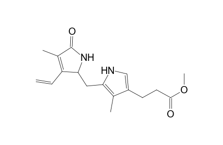 1H-Pyrrole-3-propanoic acid, 5-[(3-ethenyl-2,5-dihydro-4-methyl-5-oxo-1H-pyrrol-2-yl)methyl]-4-methyl-, methyl ester