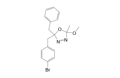 5-BENZYL-5-(4-BROMOBENZYL)-2-METHOXY-2-METHYL-DELTA-3-1,3,4-OXADIAZOLINE;MAJOR-ISOMER