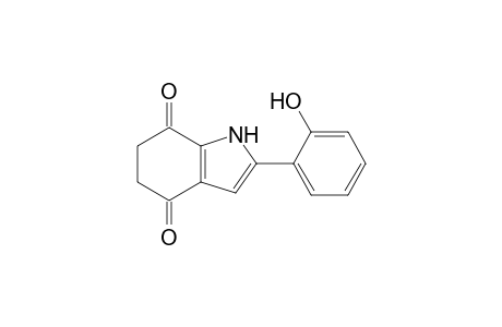 2-(2-hydroxyphenyl)-5,6-dihydro-1H-indole-4,7-dione