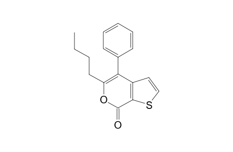 5-Butyl-4-phenyl-7H-thieno[2,3-c]pyran-7-one