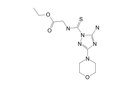ETHYL-(3-MORPHOLINO-5-AMINO-1H-1,2,4-TRIAZOL-1-YL)-THIOCARBONYLAMINO-ACETATE