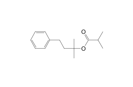 .alpha.,.alpha.-dimethyl-.gamma.-phenylethyl isobutyrate