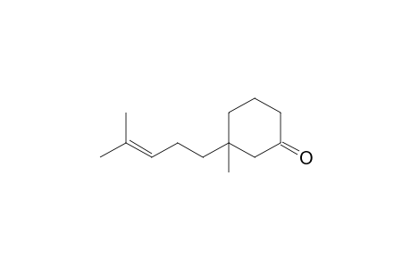 3-Methyl-3-(4-methylpent-3-enyl) cyclohexanone