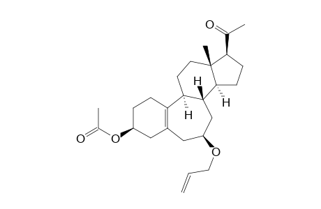 3a-Acetoxy-B-homo-6as-allyloxy-pregna-5(10)-en-20-one