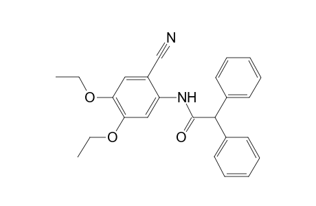 N-(2-cyano-4,5-diethoxy-phenyl)-2,2-diphenyl-acetamide