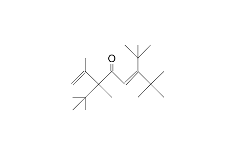 3,6-Di-tert-butyl-2,3,7,7-tetramethyl-1,5-octadien-4-one