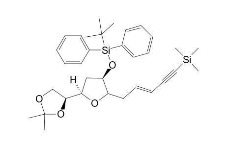 (4S)-4-[(2R,4R,5R)-4-(tert-Butyldiphenylsilyloxy)-5-(5-trimethylsilylpent-2(E)-en-4-ynyl)tetrahydrofuran-2-yl]-2,2-dimethyl[[1,3]dioxolane