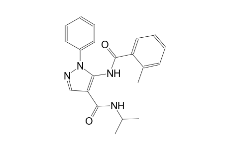 N-isopropyl-5-[(2-methylbenzoyl)amino]-1-phenyl-1H-pyrazole-4-carboxamide