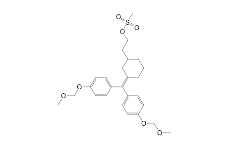 3-[2'-(Methanesulfonyloxy)ethyl]-1-[bis(p-{methoxymethoxy}phenyl)methylene]cyclohexane