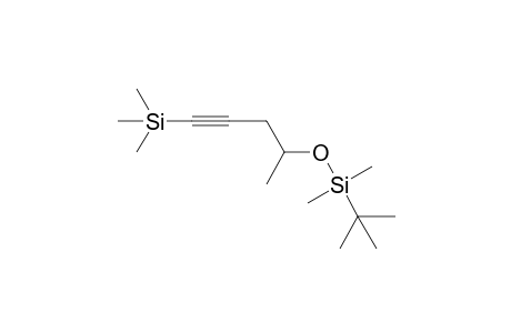 tert-butyl-dimethyl-(5-trimethylsilylpent-4-yn-2-yloxy)silane