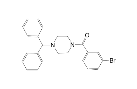 1-benzhydryl-4-(3-bromobenzoyl)piperazine