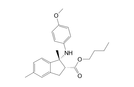 n-Butyl 1-{(4-methoxyphenyl)amino}-1,5-dimethyl-2,3-dihydro-1H-indene-2-carboxylate
