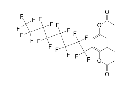 2,5-Diacetoxy-1-methyl-3-(perfluorooctyl)benzene