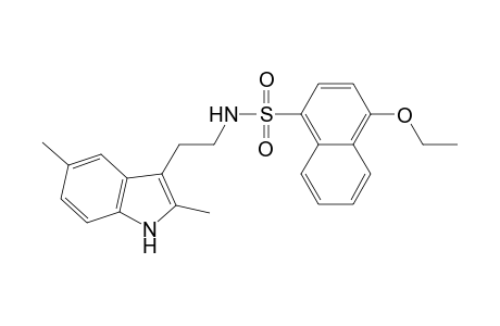 N-[2-(2,5-dimethyl-1H-indol-3-yl)ethyl]-4-ethoxy-1-naphthalenesulfonamide