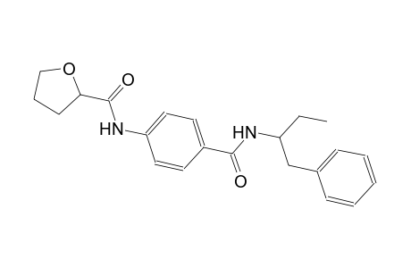 2-furancarboxamide, tetrahydro-N-[4-[[[1-(phenylmethyl)propyl]amino]carbonyl]phenyl]-