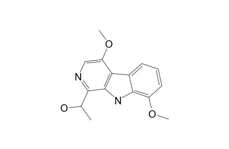 6,12-DIMETHOXY-3-(1-HYDROXYLETHYL)-BETA-CARBOLINE