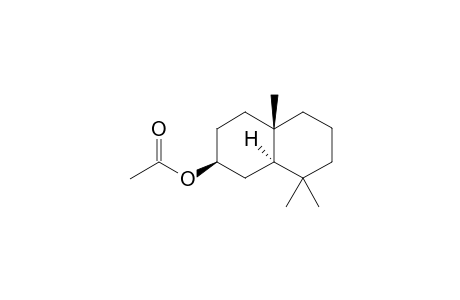 5,5,9beta-Trimethyl-trans-3beta-decalyl acetate