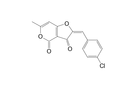 2-(4-Chlorobenzylidene)-6-methyl-2H-furo[3,2-c]pyran-3,4-dione