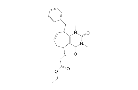N-(9-BENZYL-1,3-DIMETHYL-2,4-DIOXO-2,3,4,5,6,9-HEXAHYDRO-1H-PYRIMID-[4,5-B]-AZEPINE-5-YL)-GLYCINE-ETHYLESTER