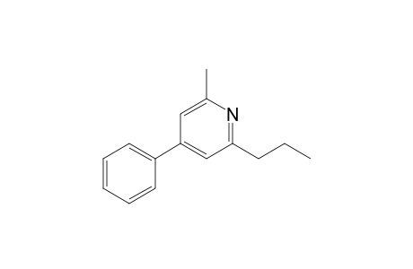6-Methyl-4-phenyl-2-propylpyridine