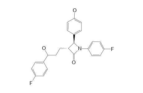 EZETIMIBE;EZE;1-(4-FLUOROPHENYL)-3-(R)-[3-(4-FLUOROPHENYL)-3-(S)-HYDROXYPROPYL]-4-(S)-(4-HYDROXYPHENYL)-2-AZETIDINONE