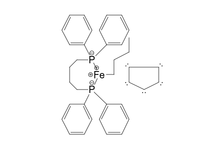 Iron, [1,4-butanediylbis[diphenylphosphine]-P,P']butyl(.eta.5-2,4-cyclopentadien-1-yl)-