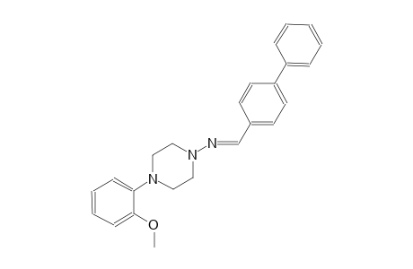 1-piperazinamine, N-[(E)-[1,1'-biphenyl]-4-ylmethylidene]-4-(2-methoxyphenyl)-