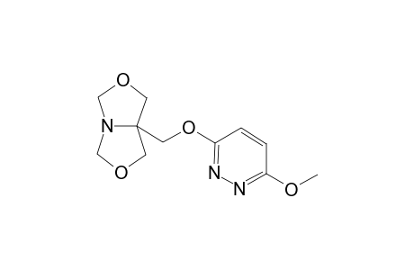 6-Methoxy-3-[(3,7-dioxa-r-1-azabicyclo[3.3.0]oct-c-5-yl)methoxy]pyrimidine
