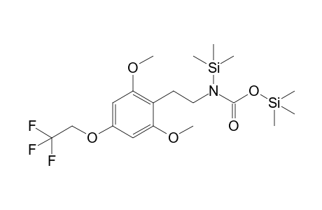 N-(2,6-Dimethoxy-4-(2,2,2-trifluoroethyloxy)phenethyl)carbamic acid 2TMS