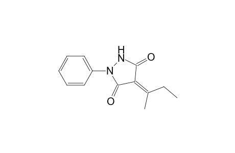 Pyrazolidine-3,5-dione, 4-(1-methylpropylideno)-1-phenyl-