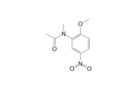 N-(2-Methoxy-5-nitrophenyl)acetamide, N-methyl-