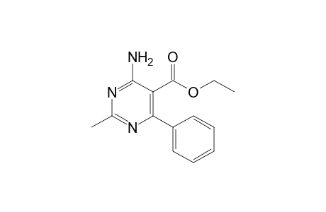 4-Amino-2-methyl-6-phenyl-5-pyrimidinecarboxylic acid ethyl ester