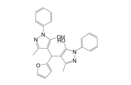 4-[2-furyl(5-hydroxy-3-methyl-1-phenyl-1H-pyrazol-4-yl)methyl]-3-methyl-1-phenyl-1H-pyrazol-5-ol