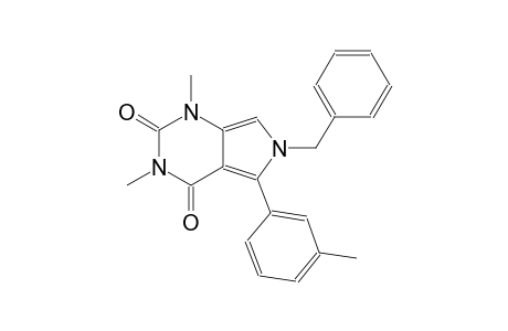 6-benzyl-1,3-dimethyl-5-(3-methylphenyl)-1H-pyrrolo[3,4-d]pyrimidine-2,4(3H,6H)-dione